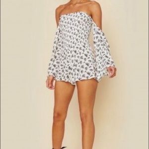 Blue Life / Planet Blue Smocking Romper